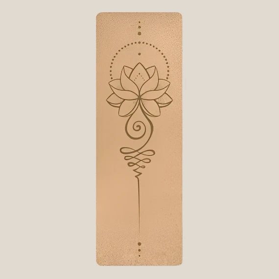 Natural Cork Yoga Mat Yoga Mats & Props Awakening Ride 173cmX58cmX4mm Lotus 