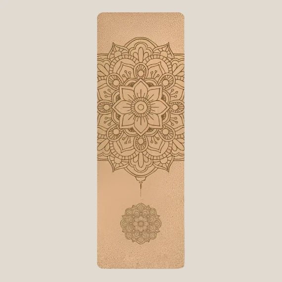 Natural Cork Yoga Mat Yoga Mats & Props Awakening Ride 173cmX58cmX4mm Mandala 