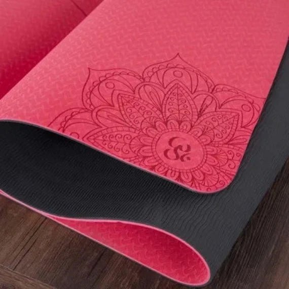 Super Comfortable TPE Yoga Mat Yoga Mats & Props Awakening Ride Red  