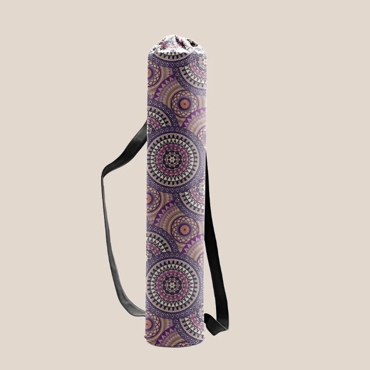 Ultimate Durability Yoga Mat Bag Yoga Accessories Awakening Ride Purple Circles  