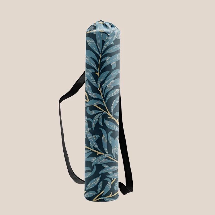 Ultimate Durability Yoga Mat Bag Yoga Accessories Awakening Ride Blue Leaves  