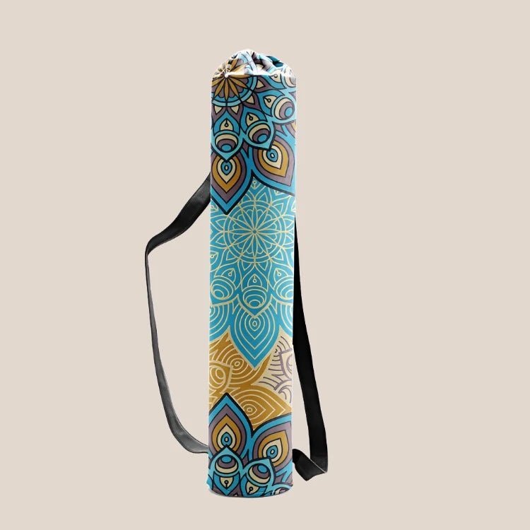 Ultimate Durability Yoga Mat Bag Yoga Accessories Awakening Ride Blue Mandala  